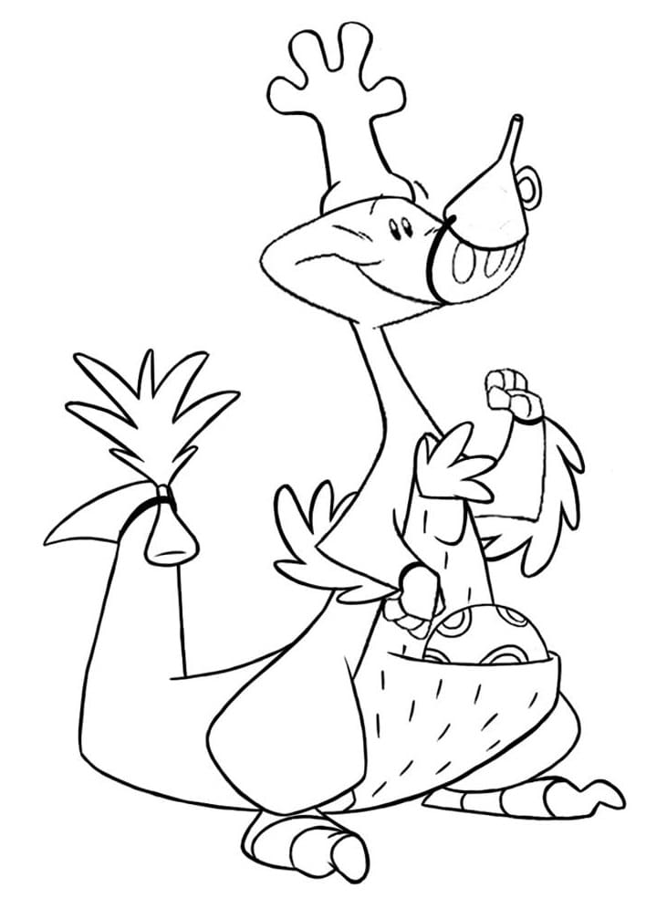 Desenho Bongo Meu Amigaozao para Colorir