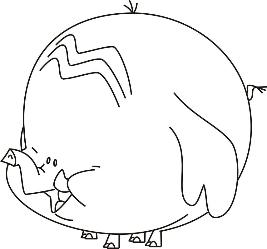 Desenho Golias de Meu Amigaozao para Colorir