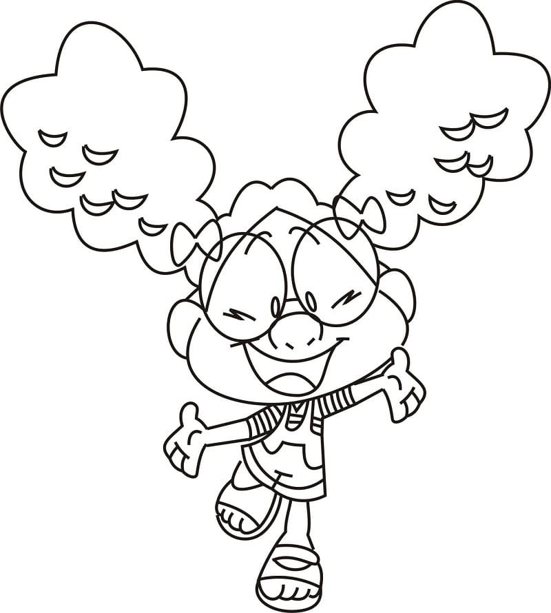 Desenho Lili de Meu Amigaozao para Colorir