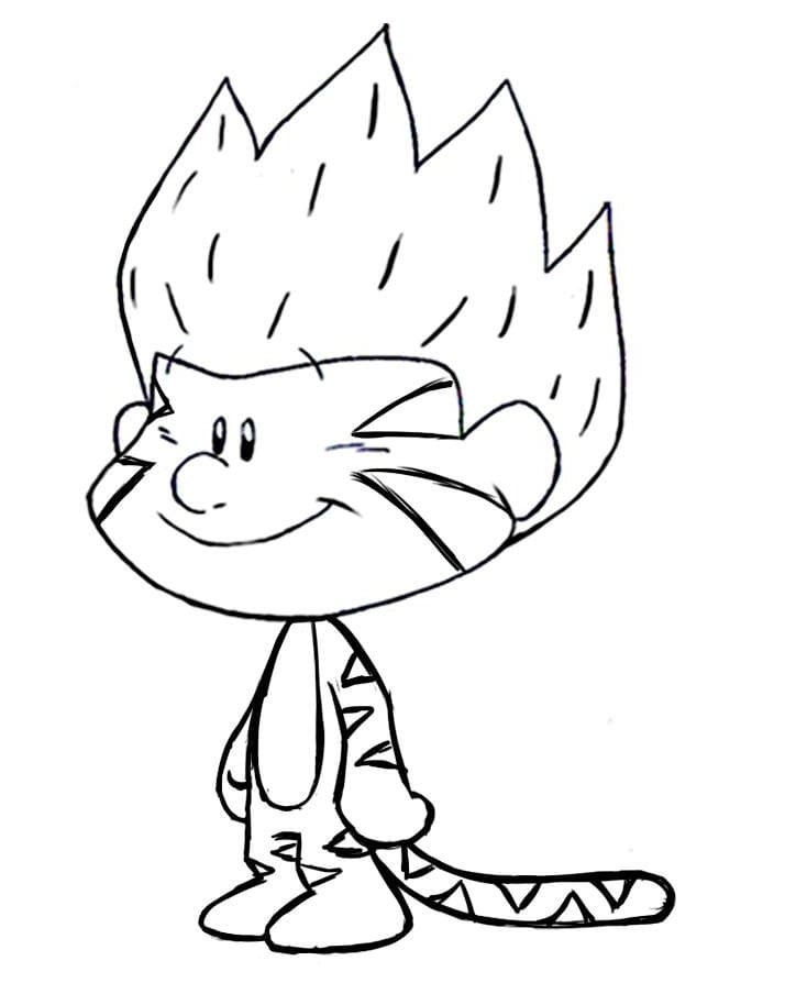 Desenho Matt Meu Amigaozao para Colorir