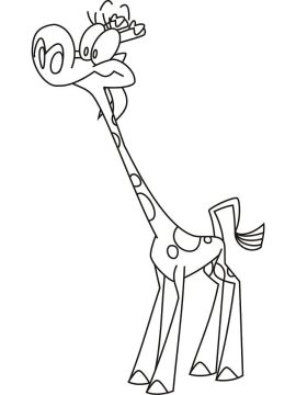 Desenho Nessa de Meu Amigaozao para Colorir