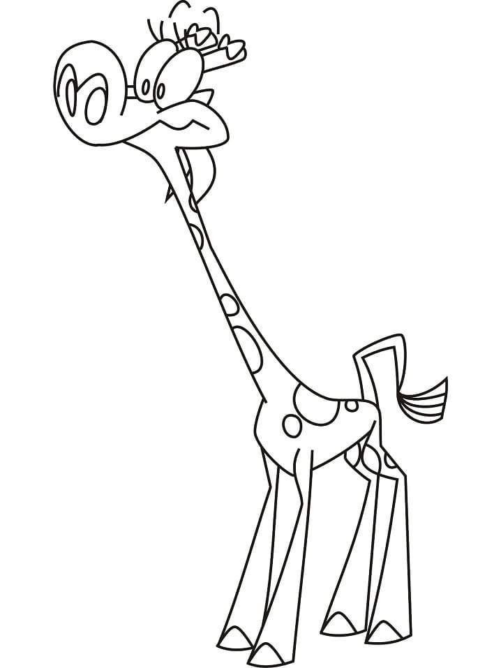 Desenho Nessa de Meu Amigaozao para Colorir