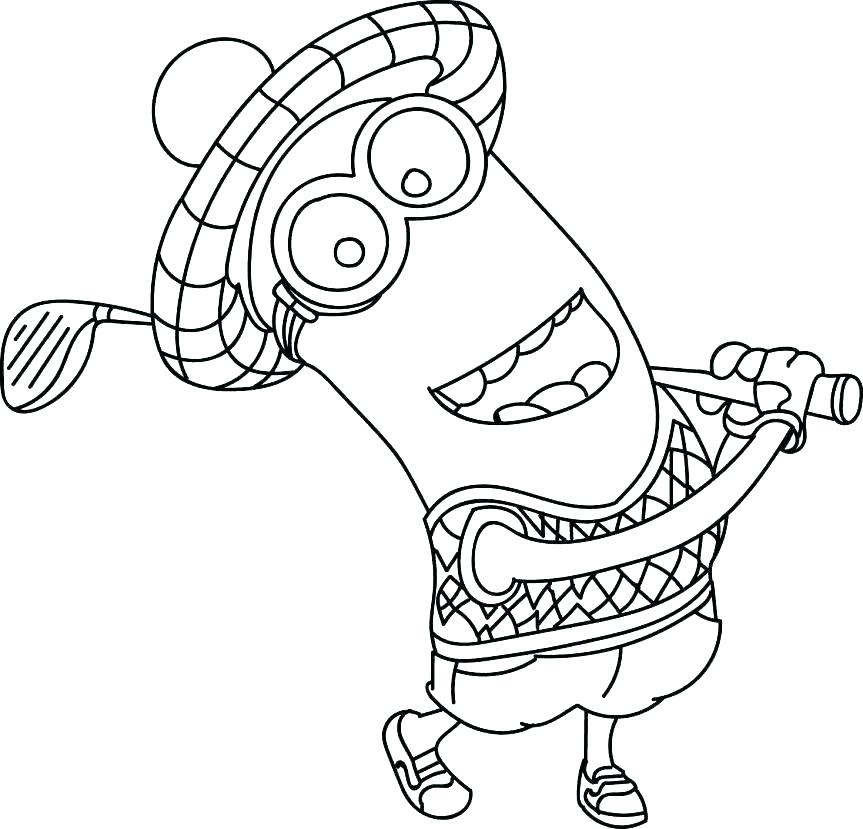 Desenho de Meu Malvado Favorito Download Pdf para Colorir
