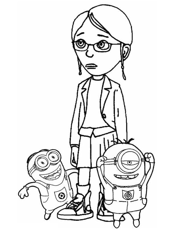 Desenho de Meu Malvado Favorito para Pintar Download