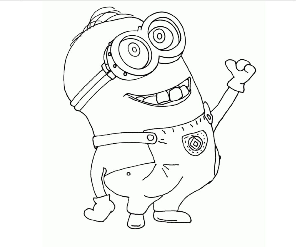 Desenho de Meu Malvado Favorito para Pintar Grátis Download