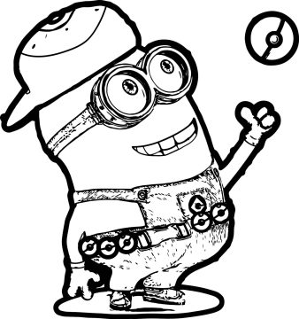 Desenho de Meu Malvado Favorito para Pintar Pdf grátis