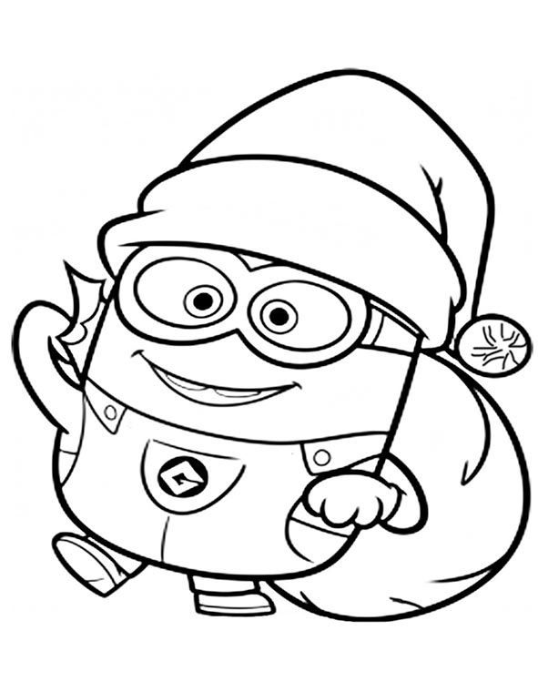Desenho de Meu Malvado Favorito Pdf Grátis para Colorir