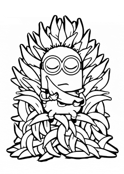 Desenho de Meu Malvado Favorito Pdf para Colorir
