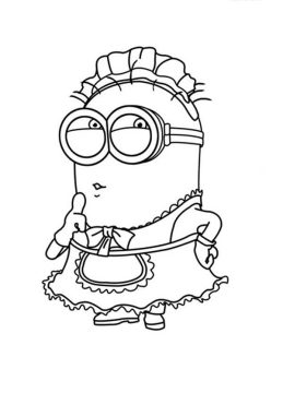 Desenho de Meu Malvado Favorito Pdf para Imprimir e Colorir