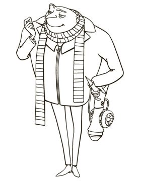 Desenho Gru Meu Malvado Favorito para Colorir