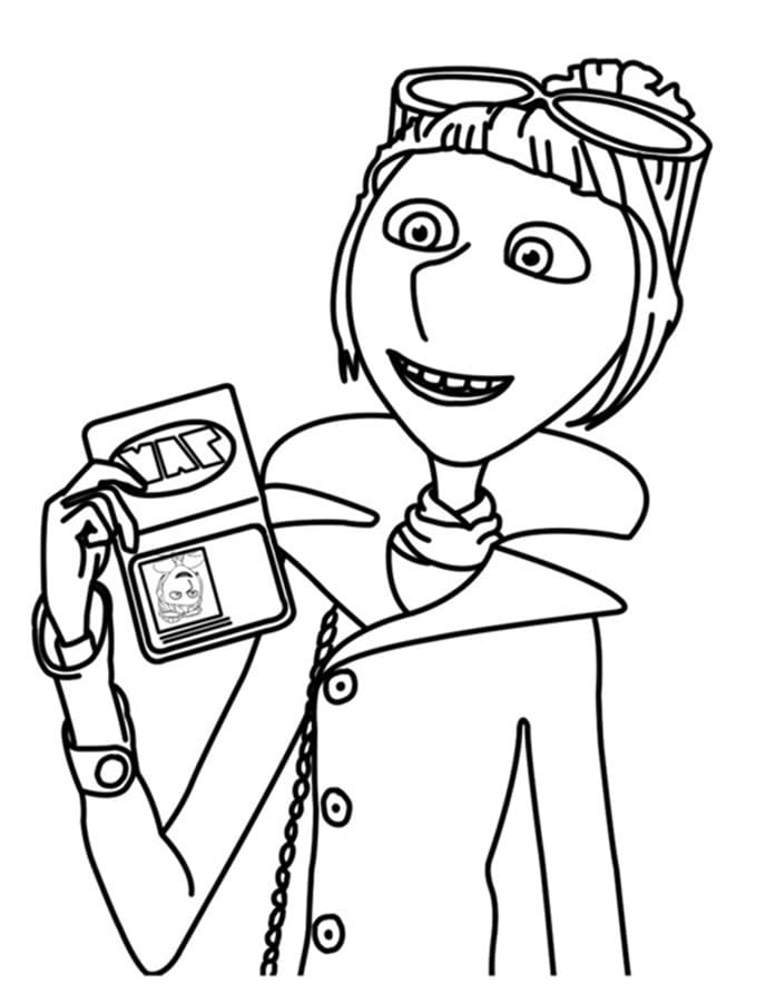 Desenho Lucy de Meu Malvado Favorito para Colorir