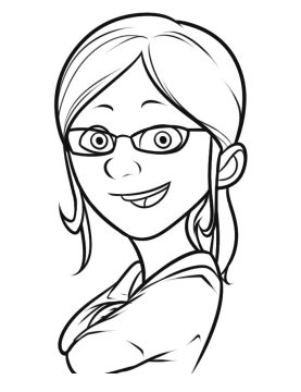 Desenho Margo de Meu Malvado Favorito para Colorir