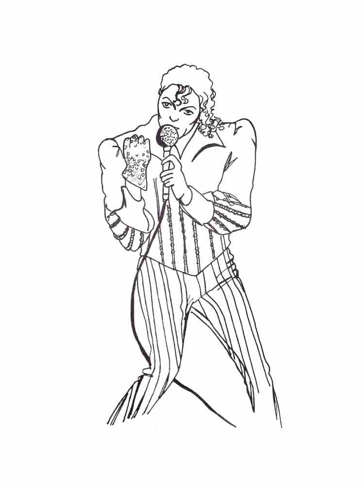 Desenho de Michael Jackson Desenho Infantil