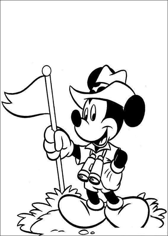 Desenho de Mickey Mouse para Imprimir e Baixar