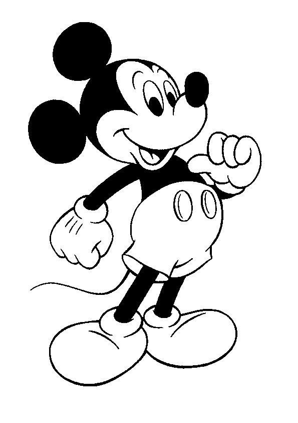 Desenho de Mickey Mouse para Imprimir em Pdf