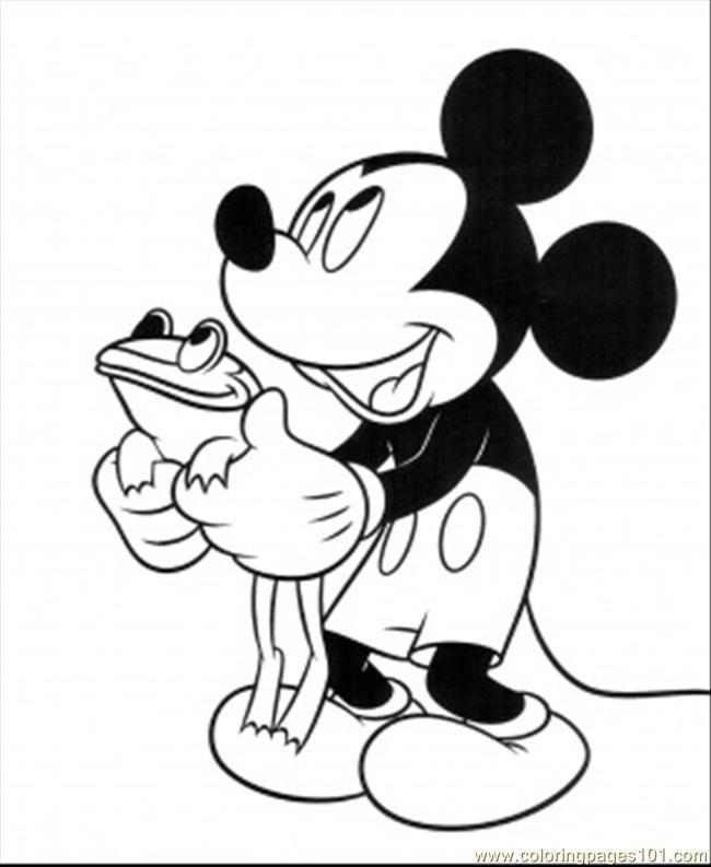 Desenho de Mickey Mouse para Imprimir Grátis