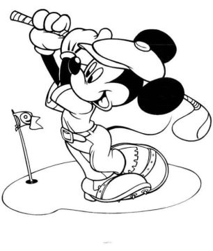 Desenho de Mickey Mouse para Imprimir Imprimível
