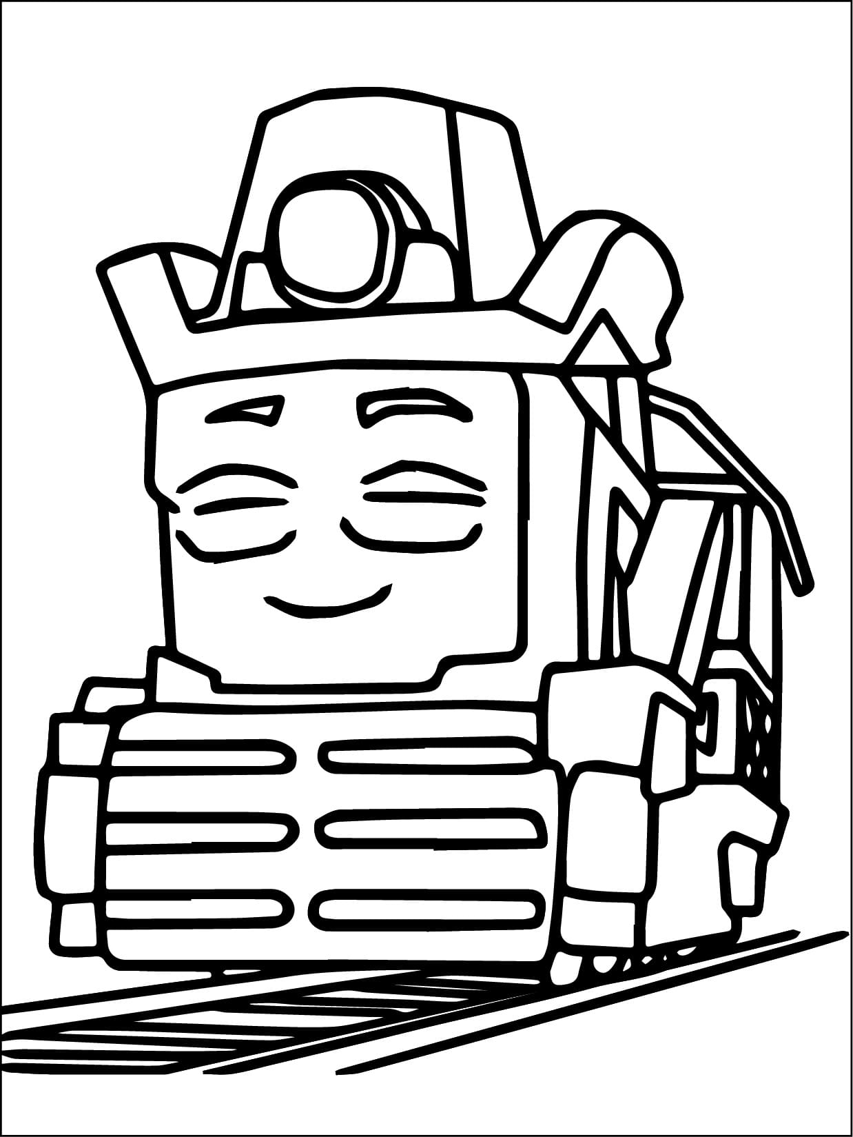 Desenho de Faye Mighty Express para Colorir