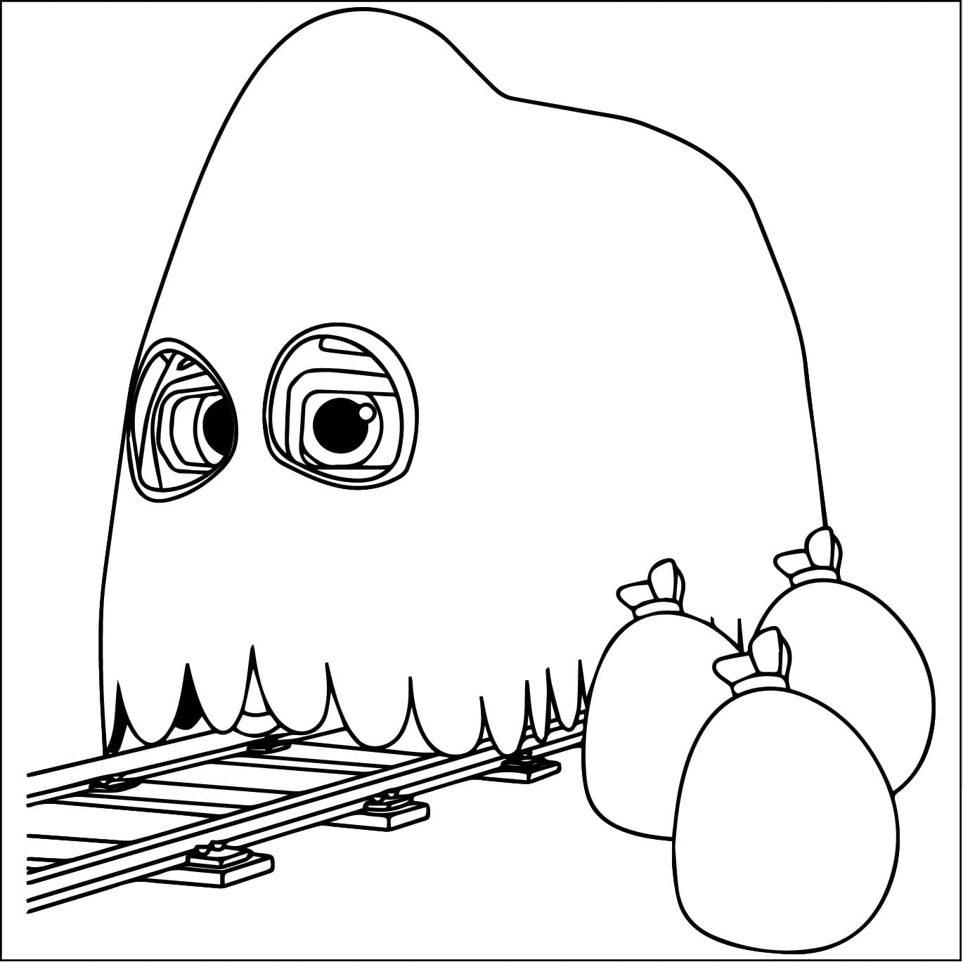 Desenho de Mighty Express Imprimivel Grátis para Colorir