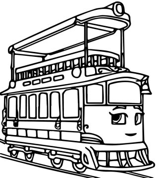 Desenho de Penny Mighty Express para Colorir