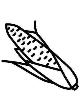 Desenho de Milho Pdf grátis