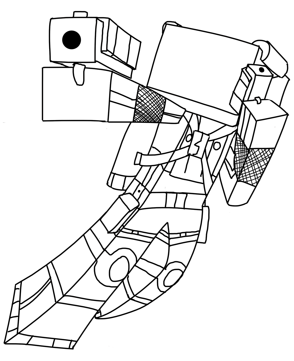 Desenhos de Minecraft para Colorir