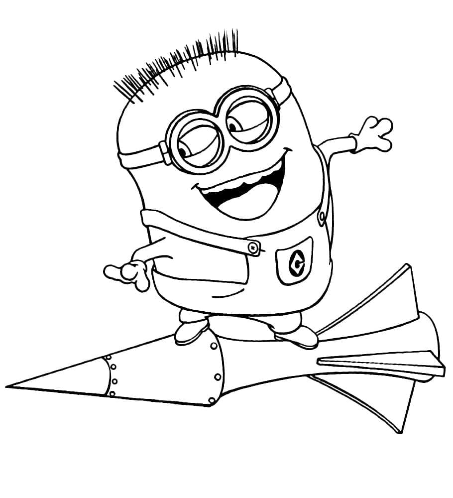 Desenho de Minion para Crianças para Colorir