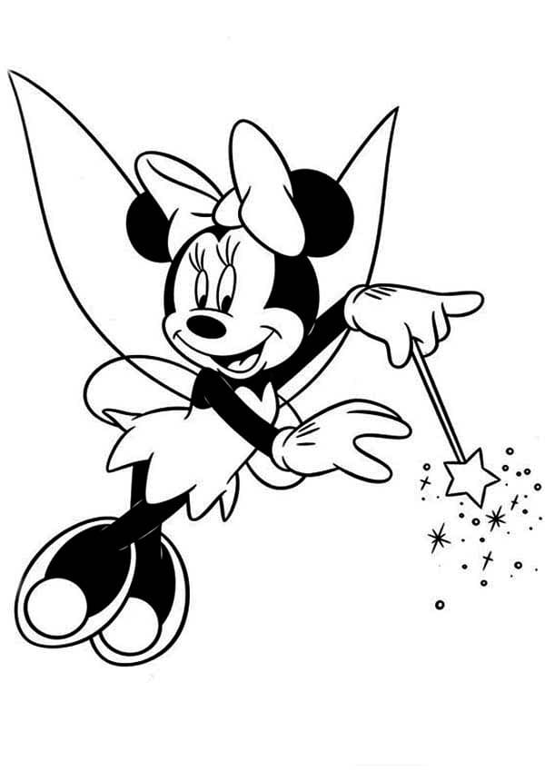Desenho Minnie Linda Colorir