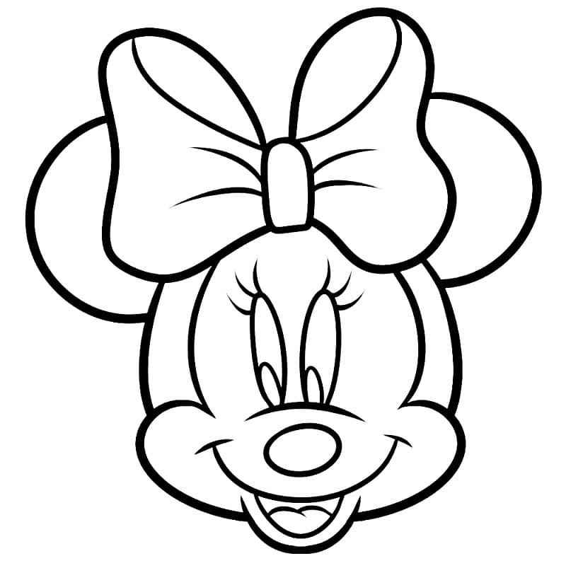 Desenho Minnie Mouse