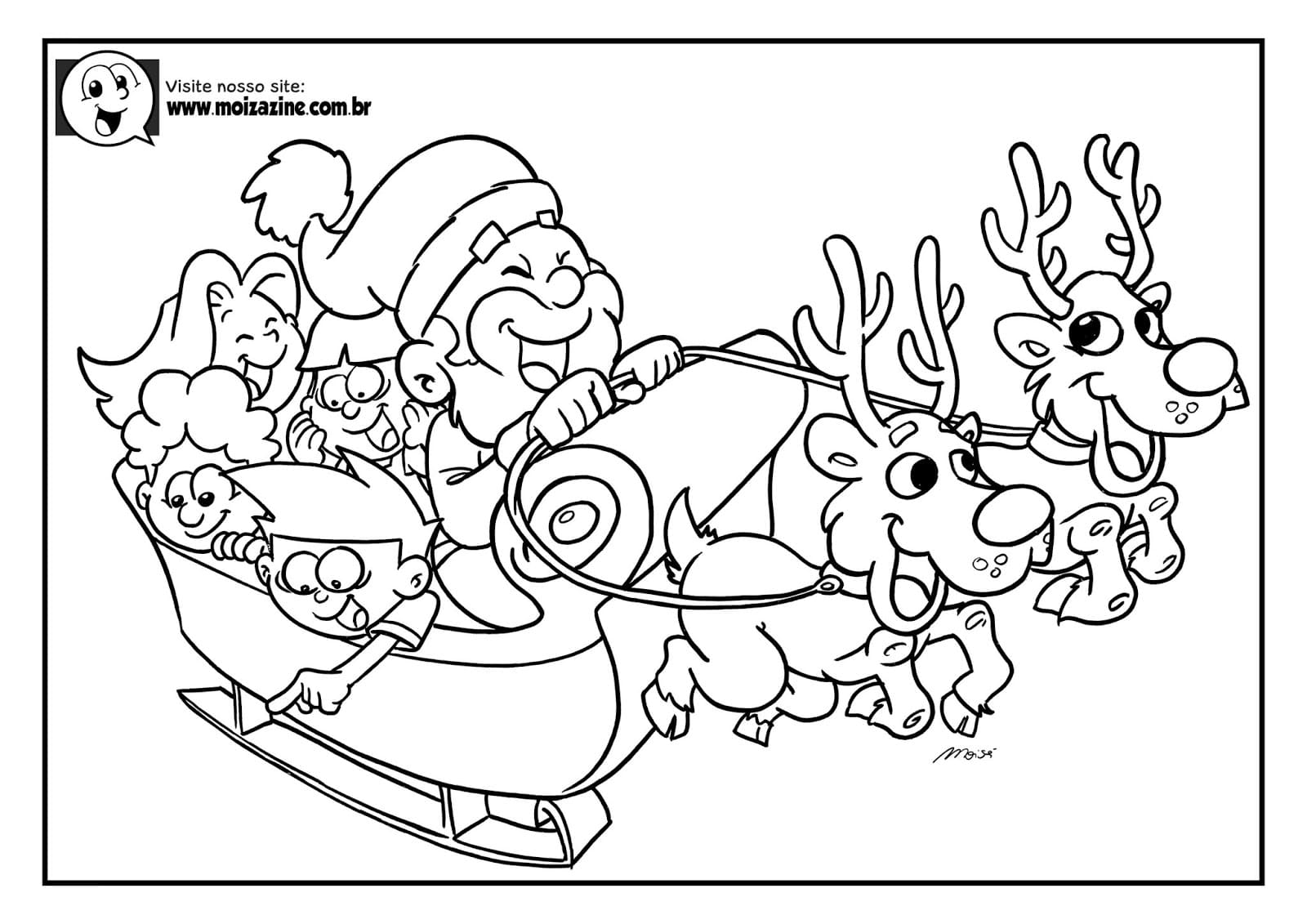 Desenho de Moizazine para Colorir e Baixar Download
