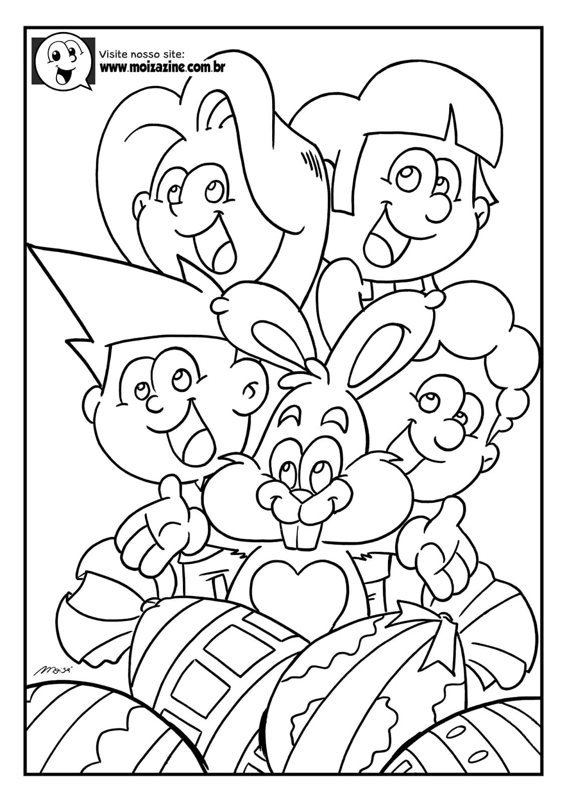 Desenho de Moizazine para Colorir Online Download