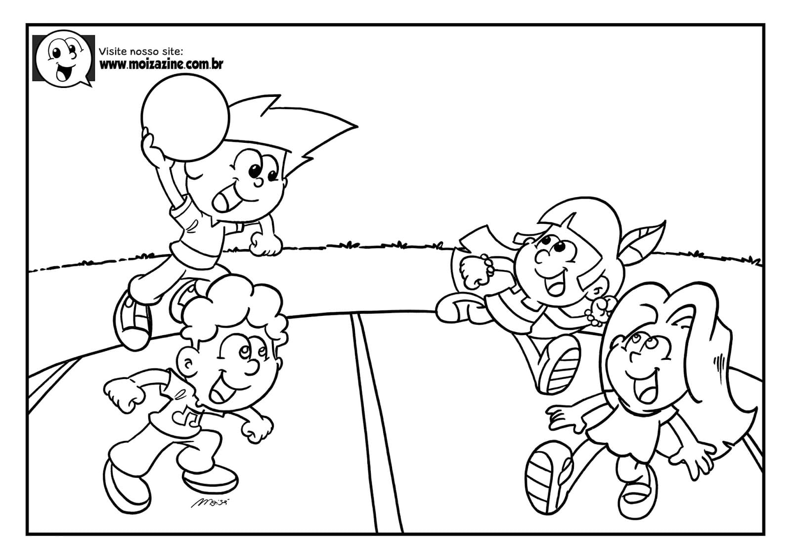 Desenho de Moizazine para Imprimir Download