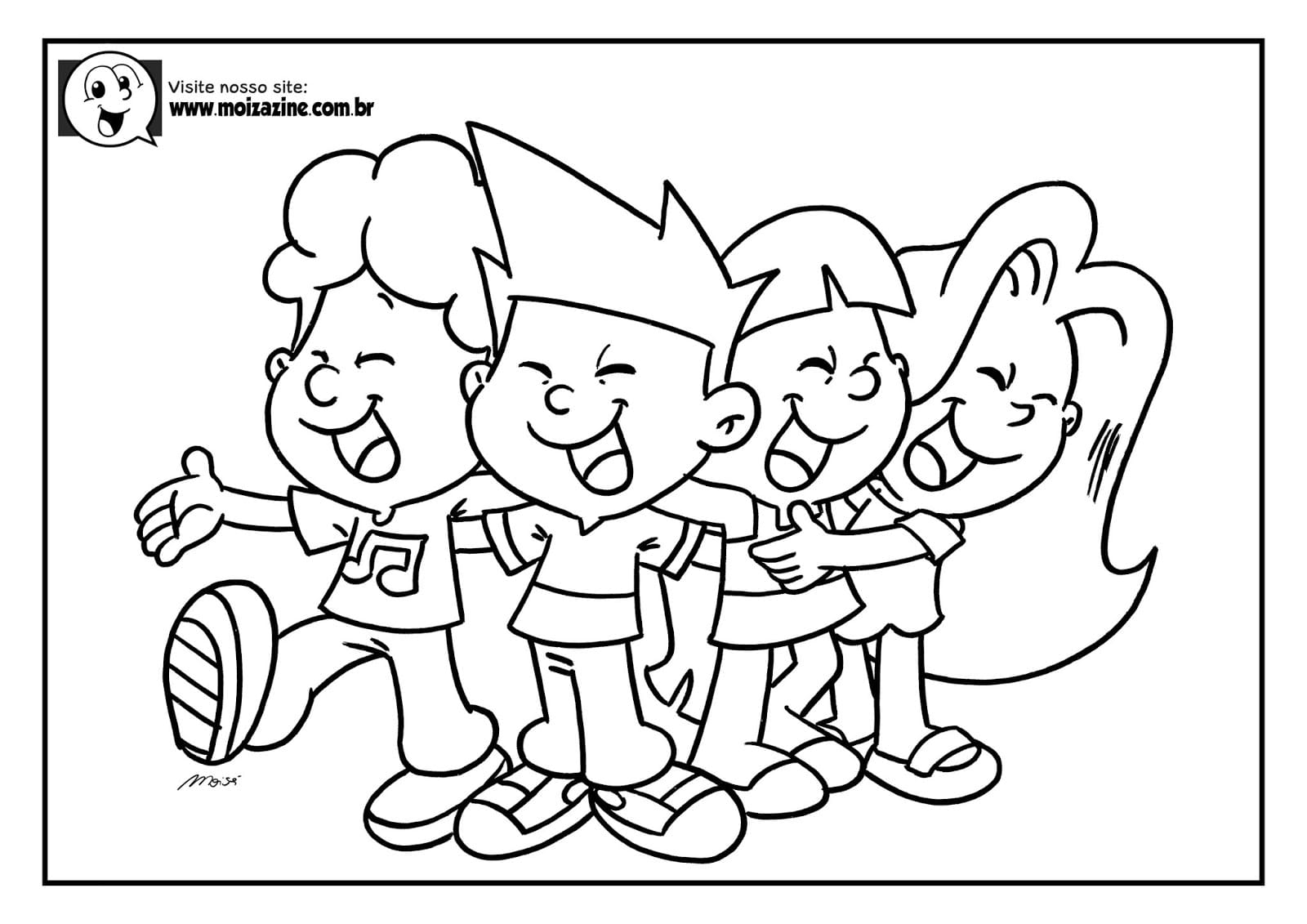 Desenhos de Moizazine para Colorir