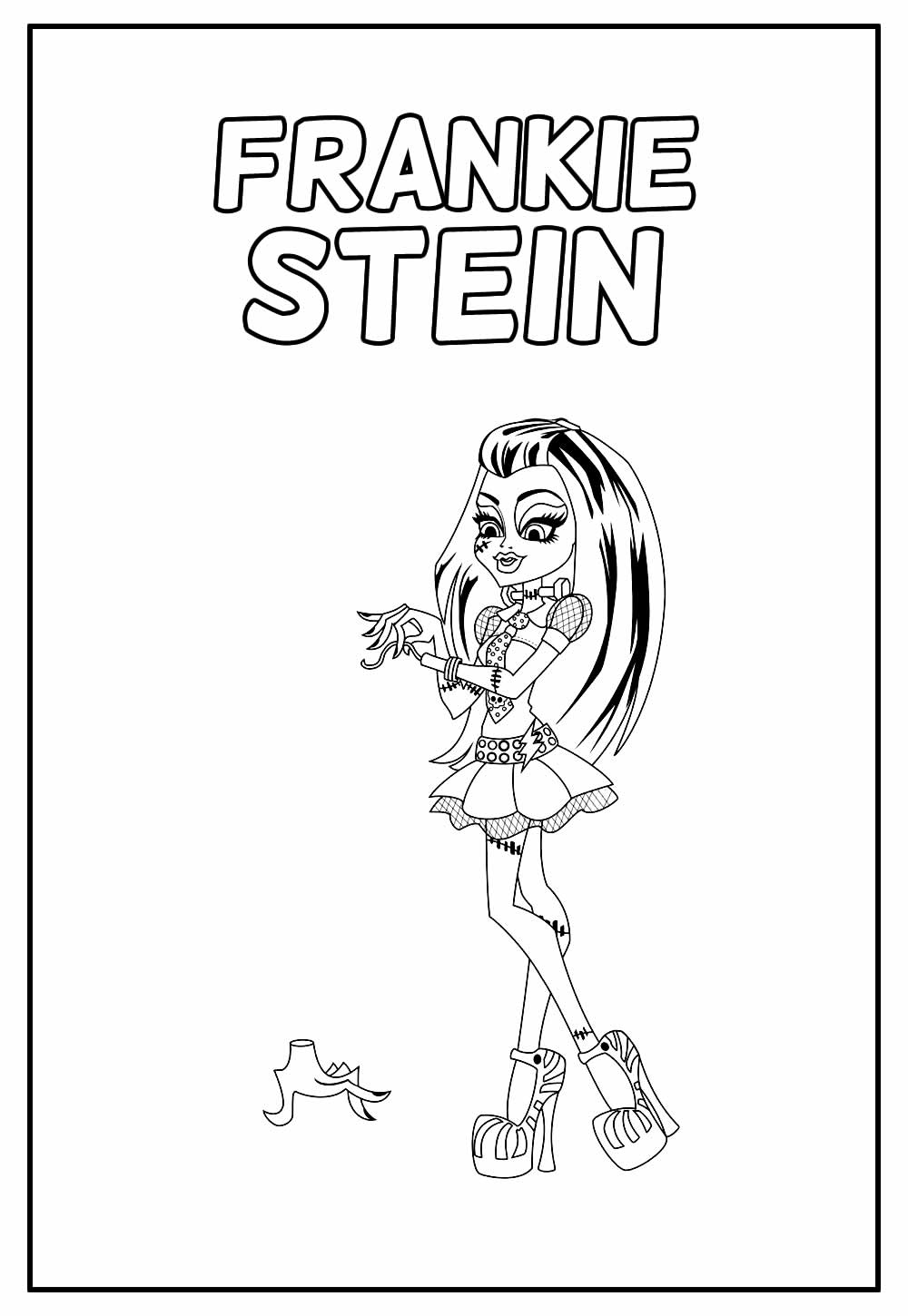 Desenhos de Monster High para Colorir