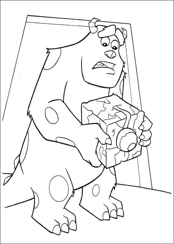 Desenho de James Sullivan para Colorir