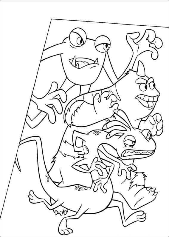 Desenho de Monstros Sã Baixar Imprimivel