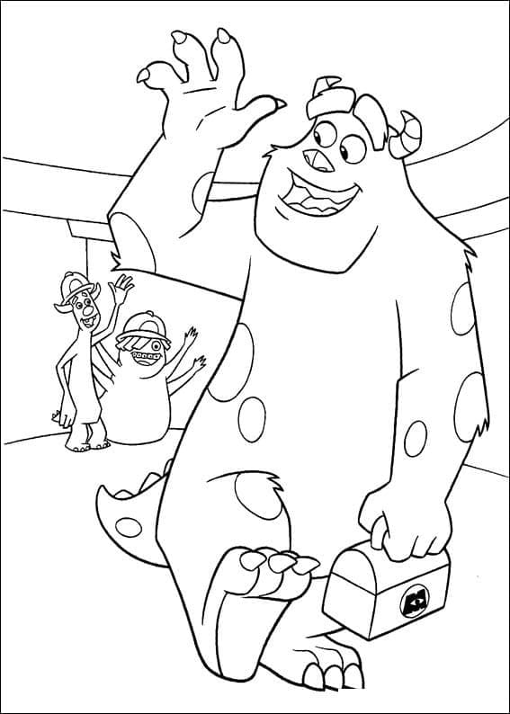 Desenho de Monstros Sã para Imprimir