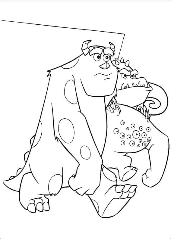 Desenho de Monstros Sã para Pintar