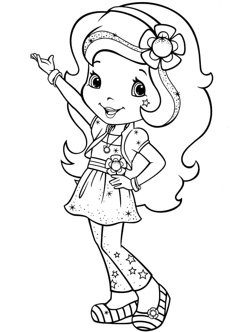 Desenho de Laranjinha para Colorir