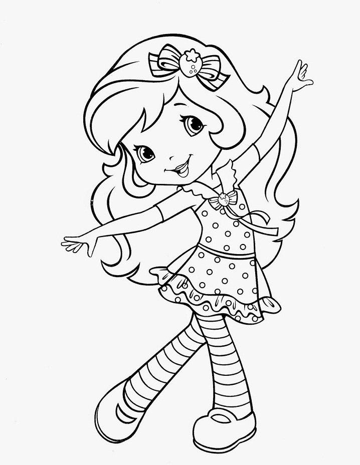 Desenho de Moranguinho Baixar Imprimivel