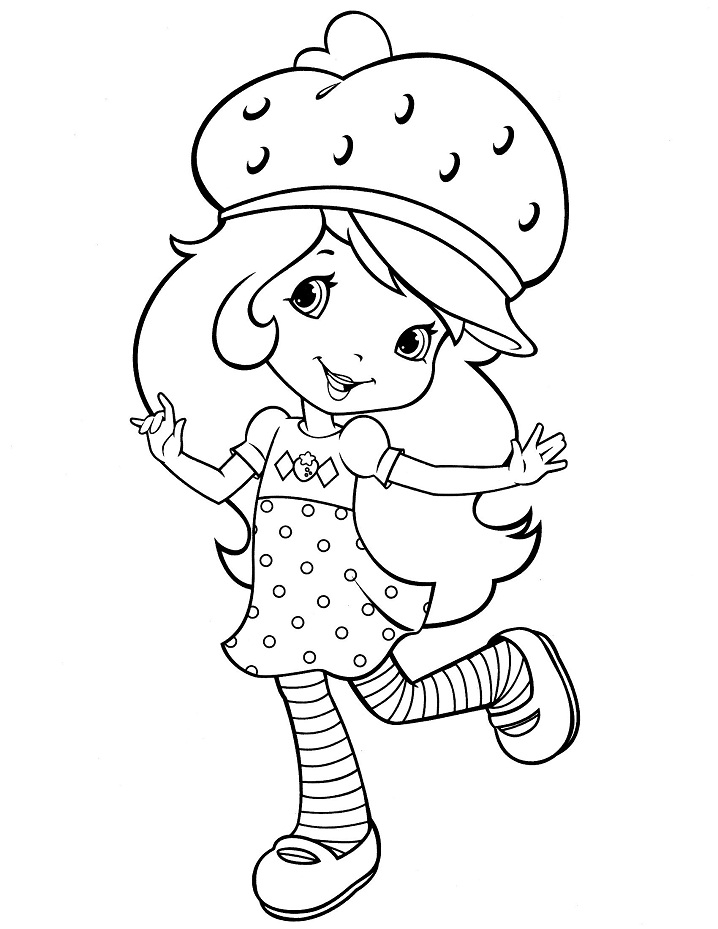 Desenho de Moranguinho para Colorir