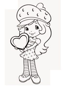 Desenho de Moranguinho para Imprimir