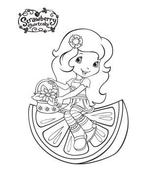 Desenho de Moranguinho Pdf grátis