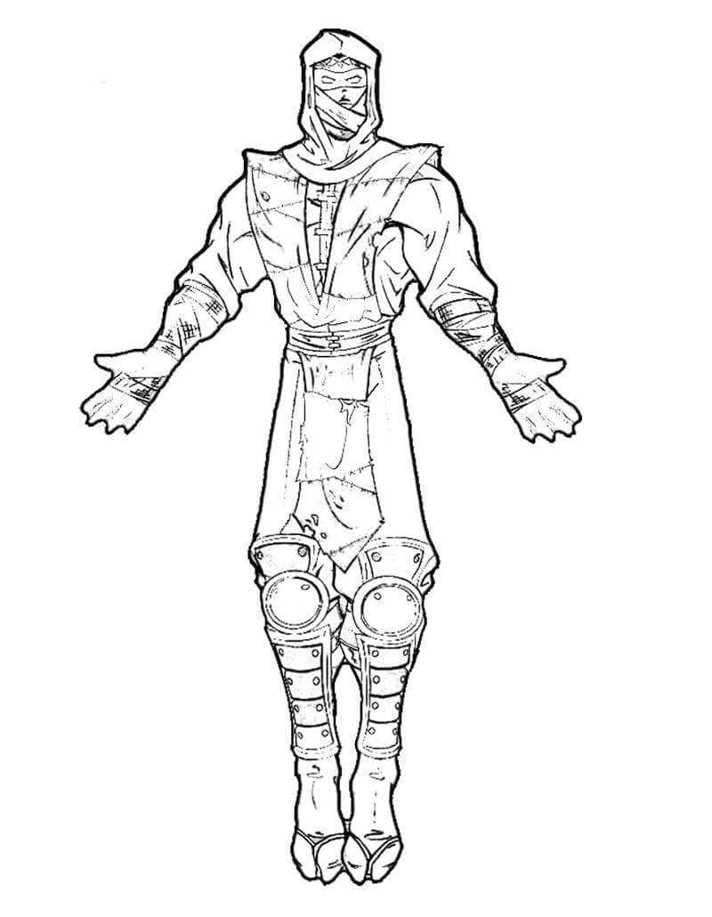 Desenho de Mortal Kombat para Imprimir
