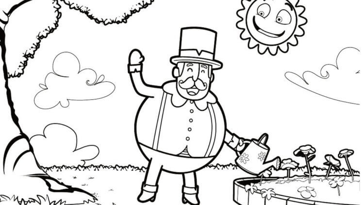 Desenho de Mundo Bita Download Pintar
