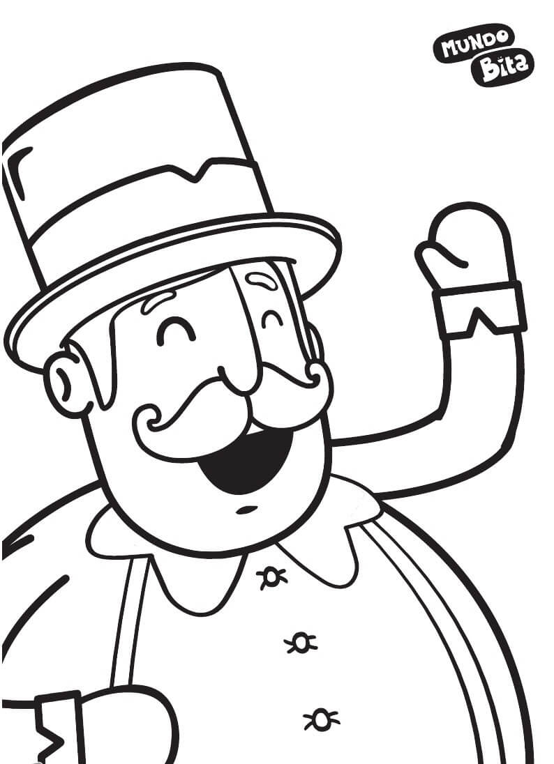 Desenho de Mundo Bita Imagens para Colorir