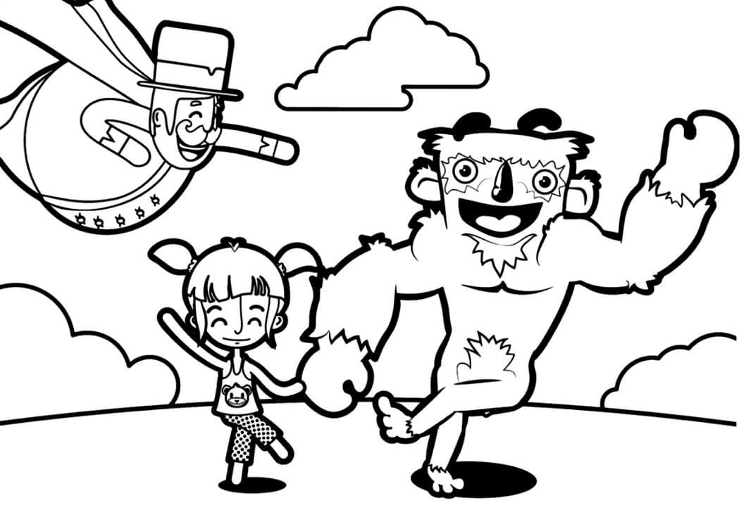 Desenho de Mundo Bita Imprimivel Grátis