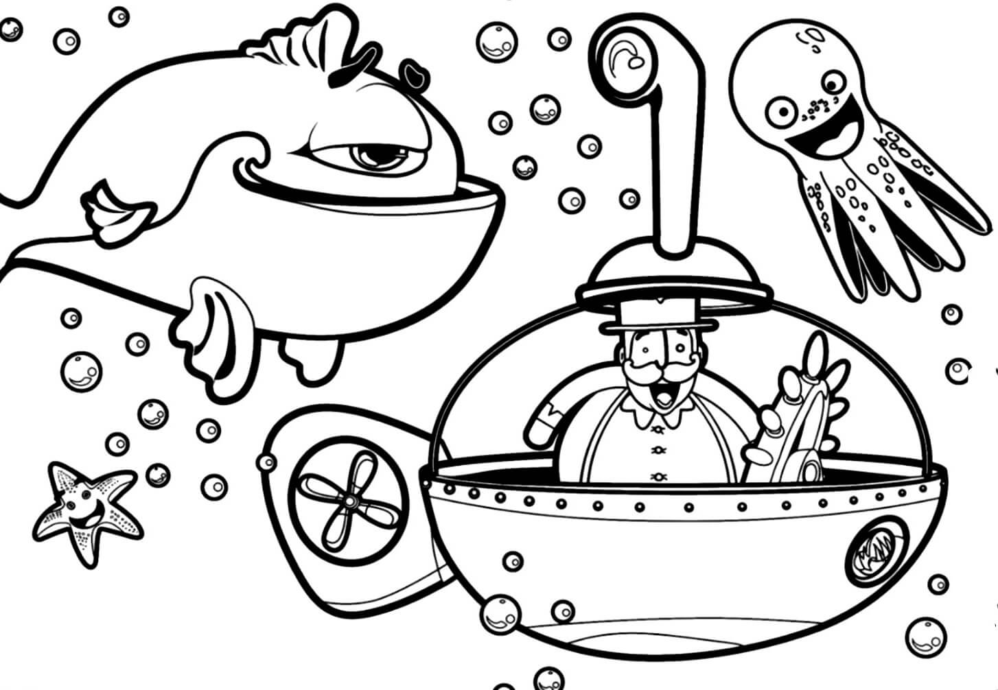 Desenho de Mundo Bita para Colorir e Baixar