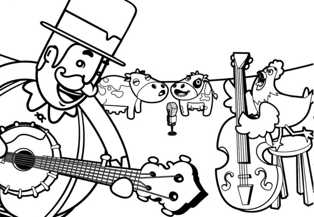 Desenho de Mundo Bita para Colorir Simples