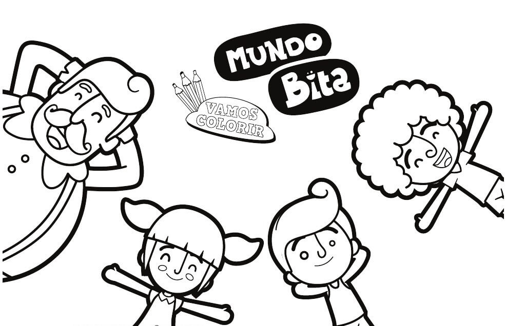 Desenho de Mundo Bita para Imprimir Grátis